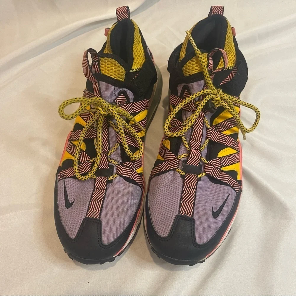 Nike Air Max 270 Bowfin Black Atomic Violet Amarillo Size 9.5 - Picture 4 of 10